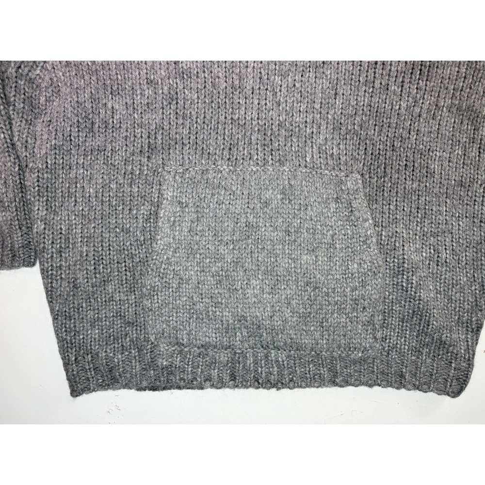 Helsa Janin‎ Turtleneck Sweater Medium Wool Alpaca Kangaroo Pocket Oversized Fit - Picture 9 of 14